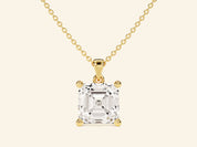 Asscher Cut Necklace