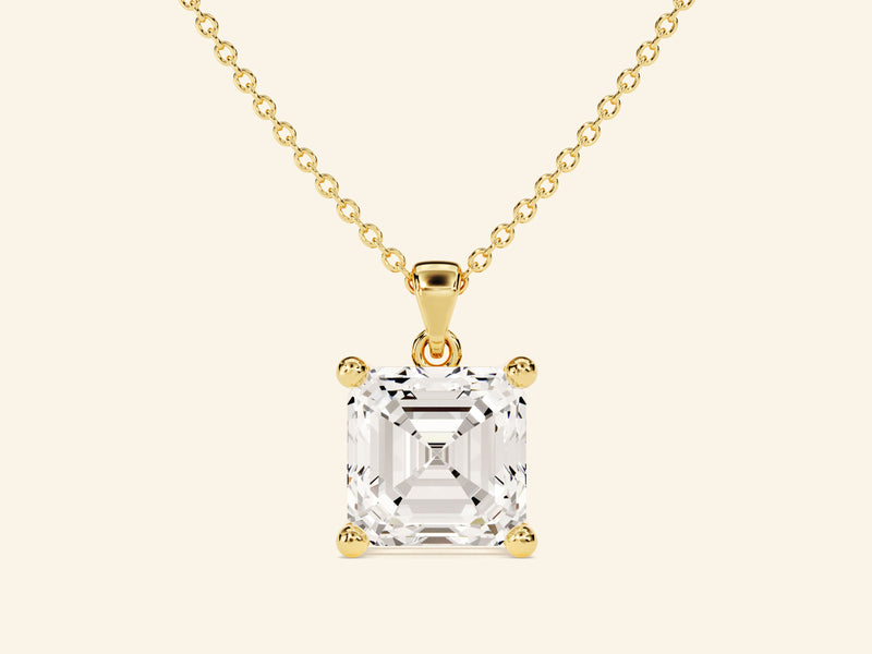 Asscher Cut Necklace
