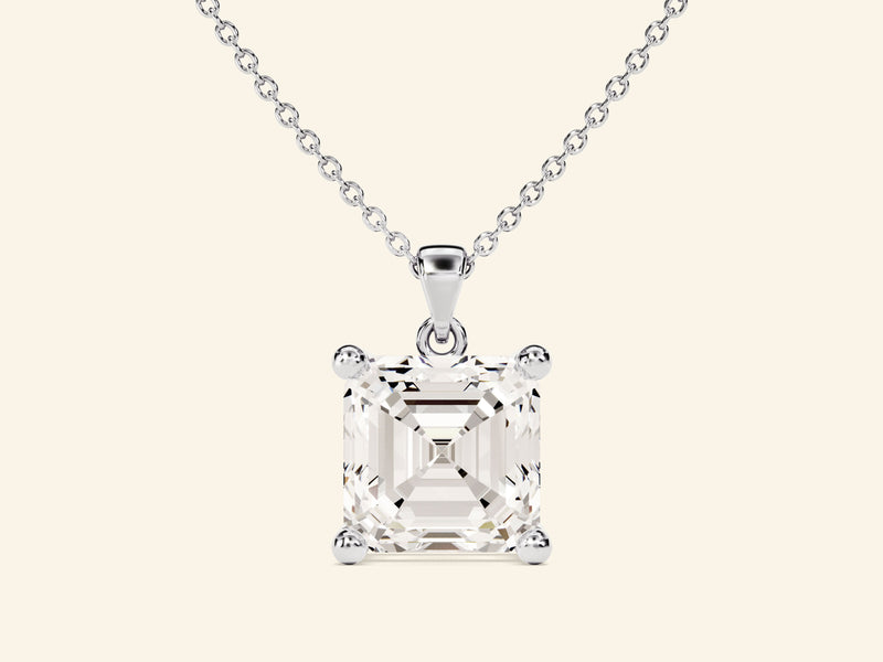 Asscher Cut Necklace