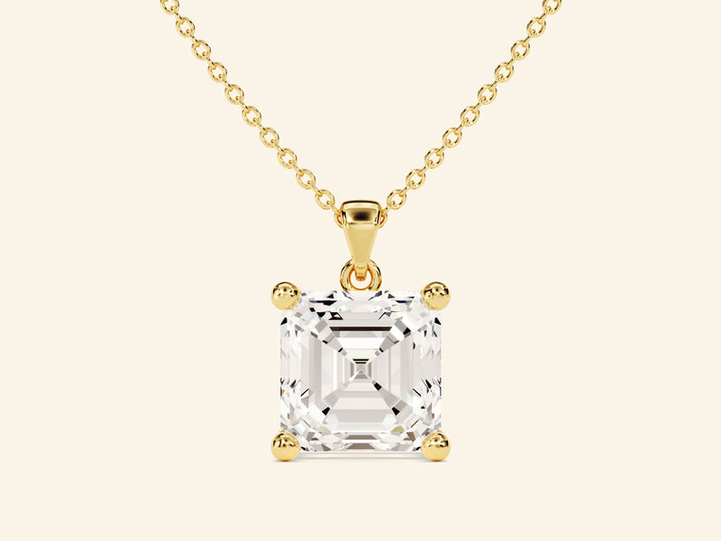 Asscher Cut Necklace
