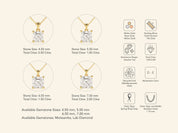Asscher Cut Necklace
