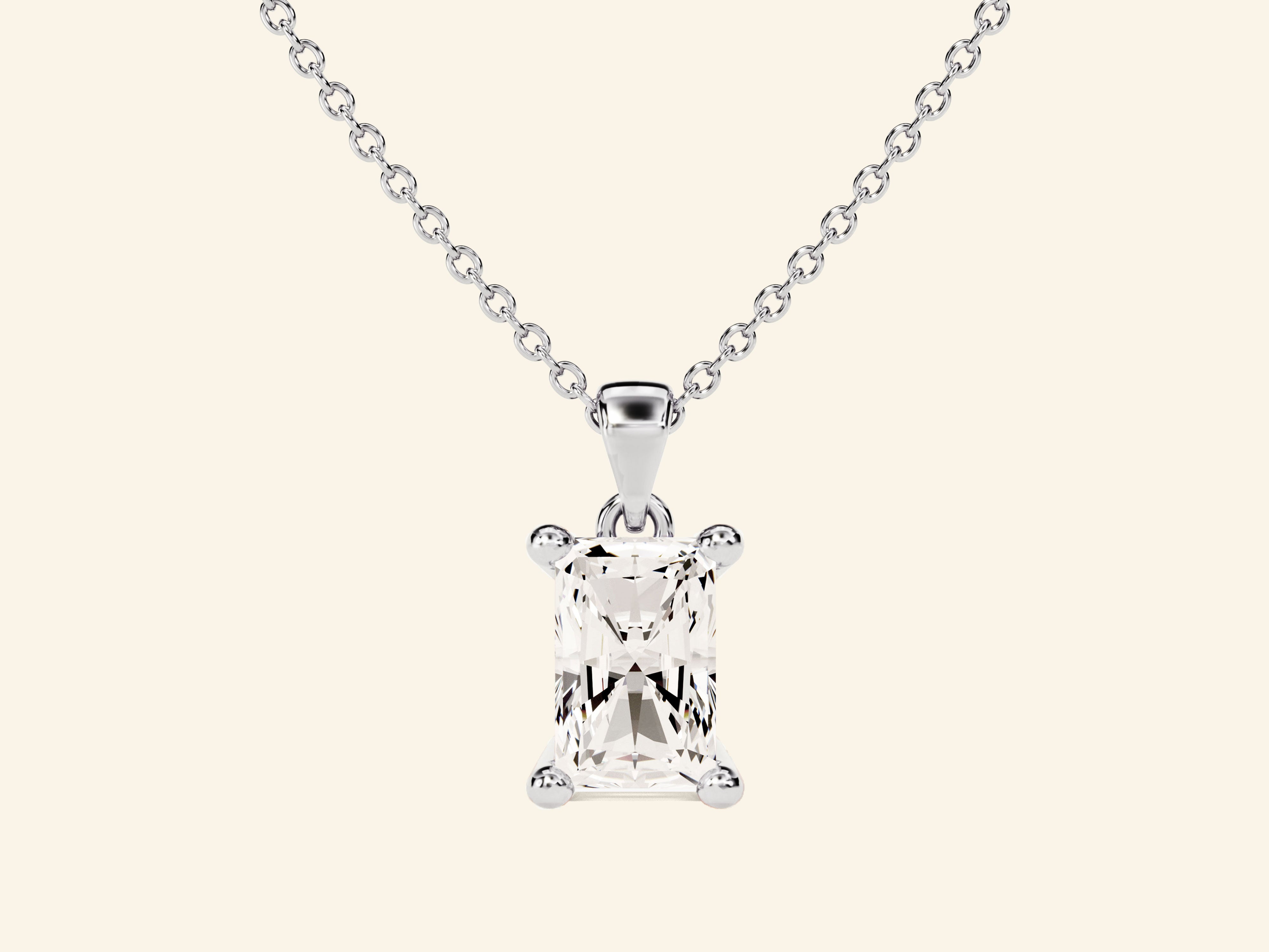 Radiant Cut Necklace