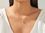 Radiant Cut Necklace
