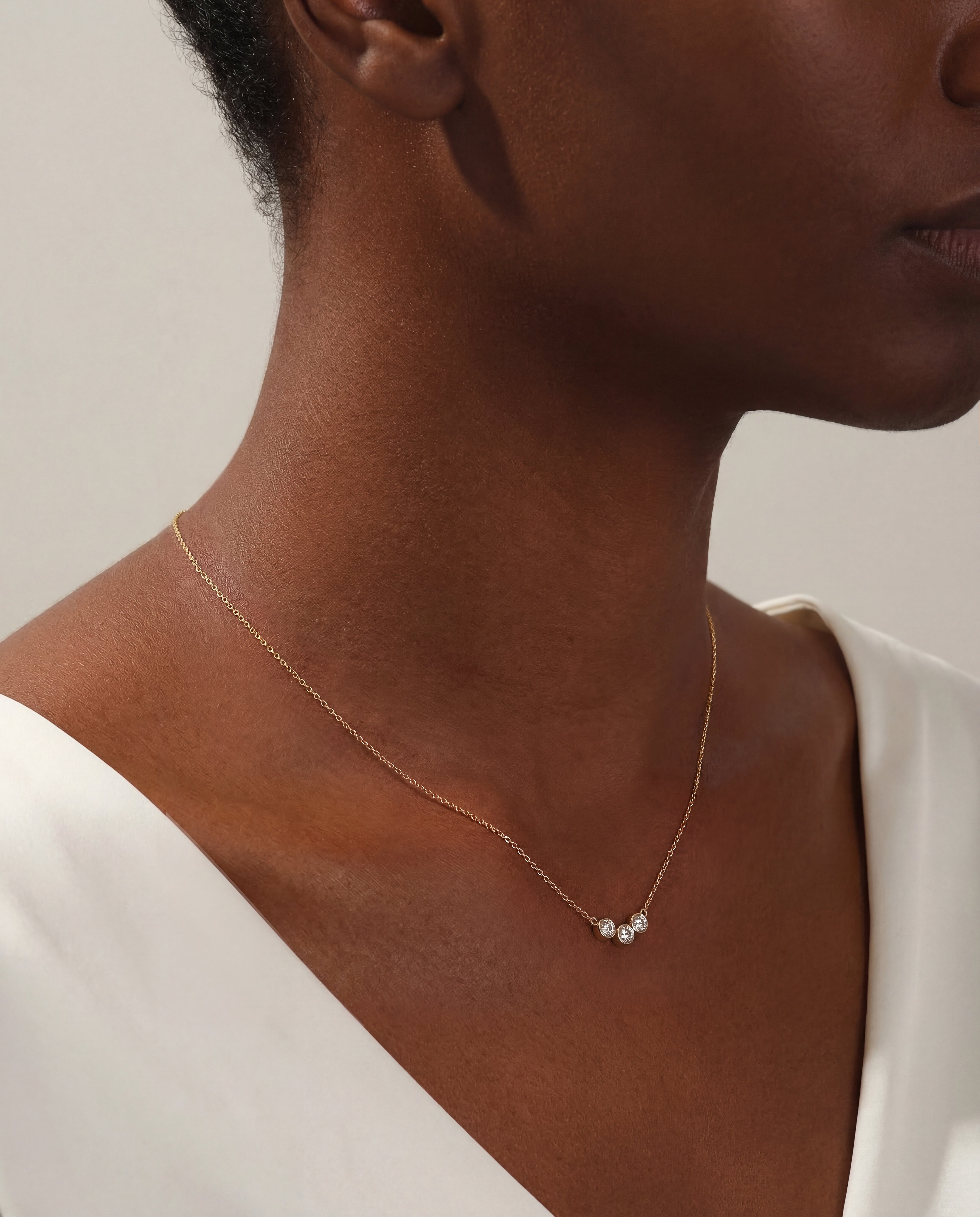Trio Radiance Necklace (0.75 CT)