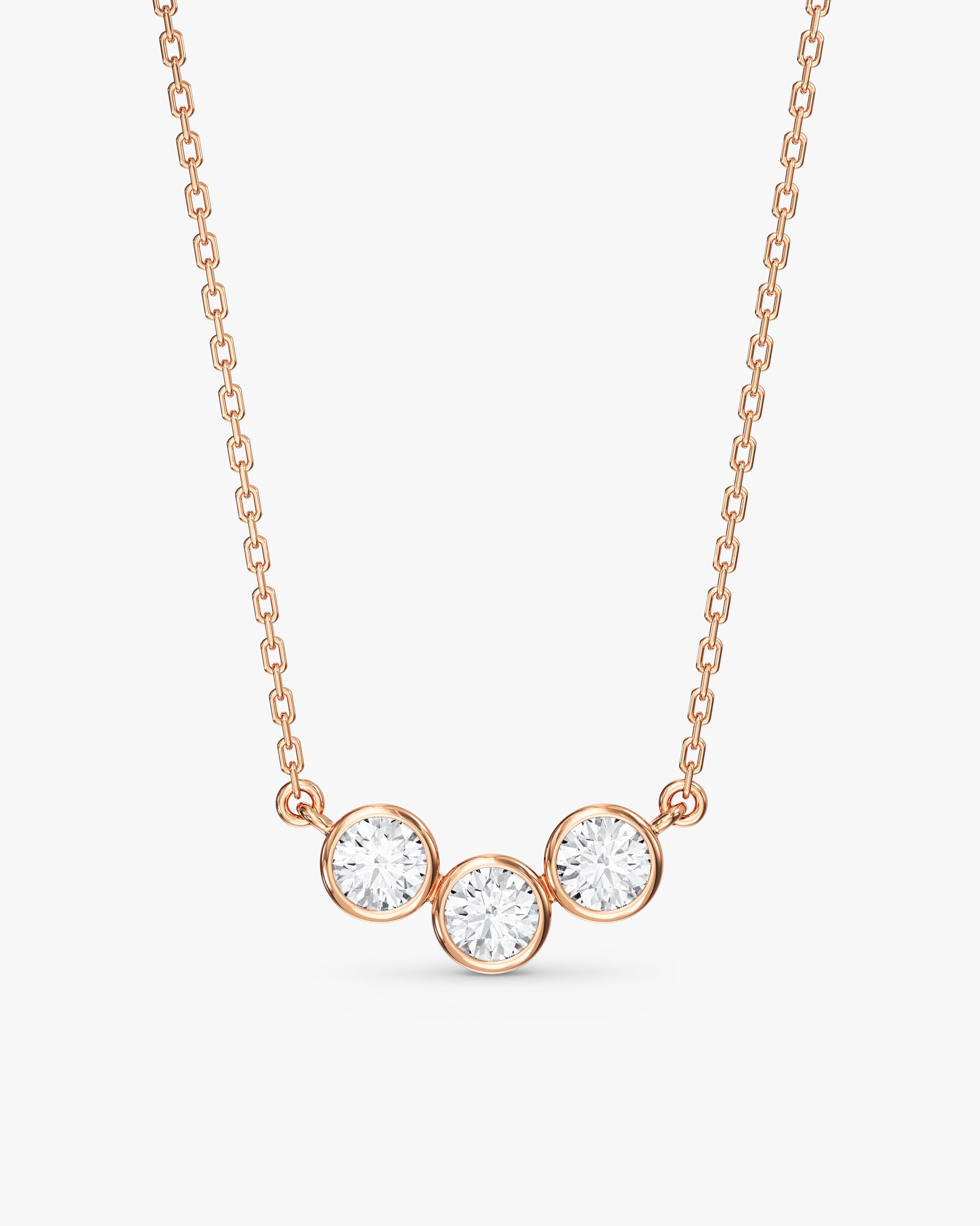 Trio Radiance Necklace (0.75 CT)