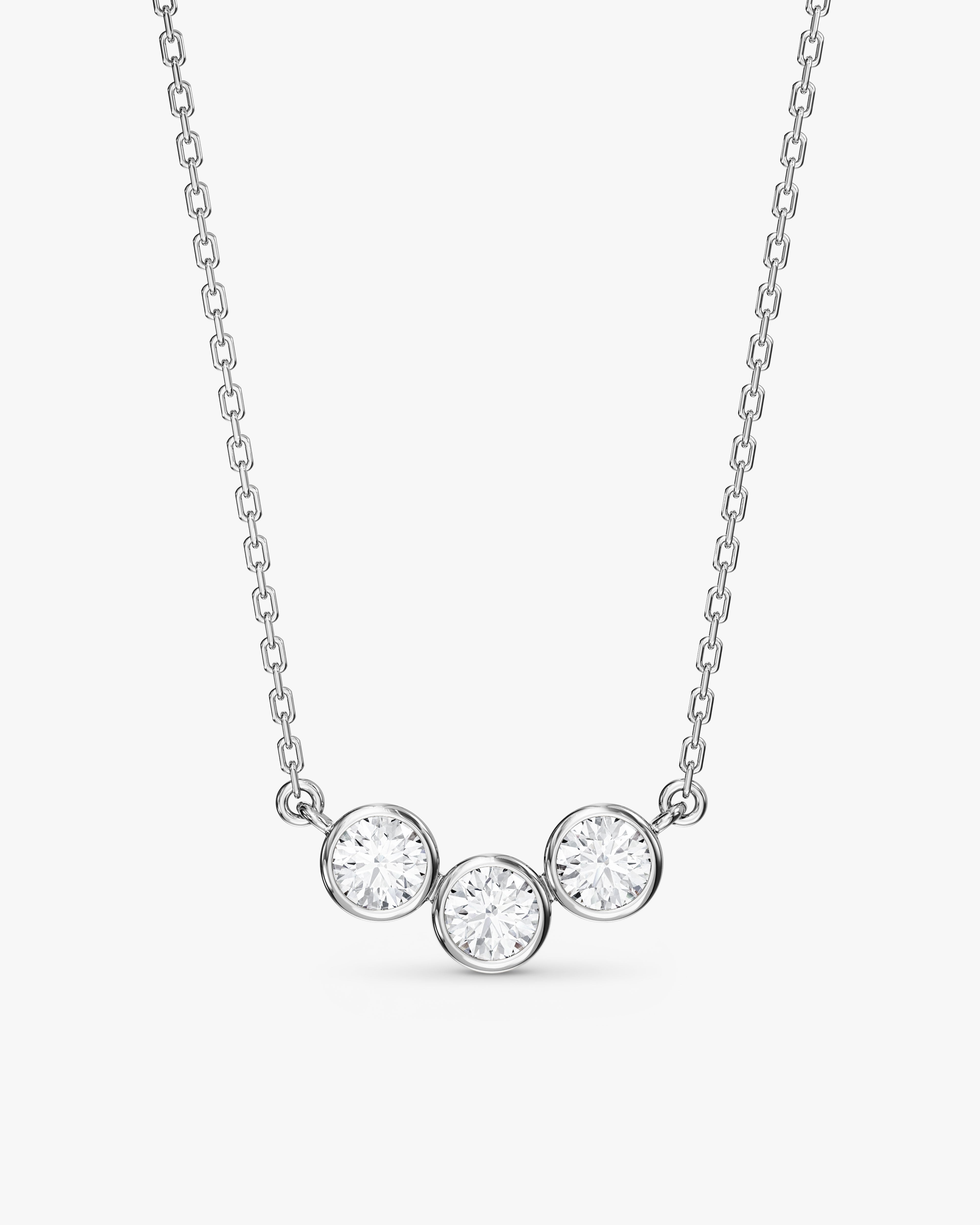 Trio Radiance Necklace (0.75 CT)