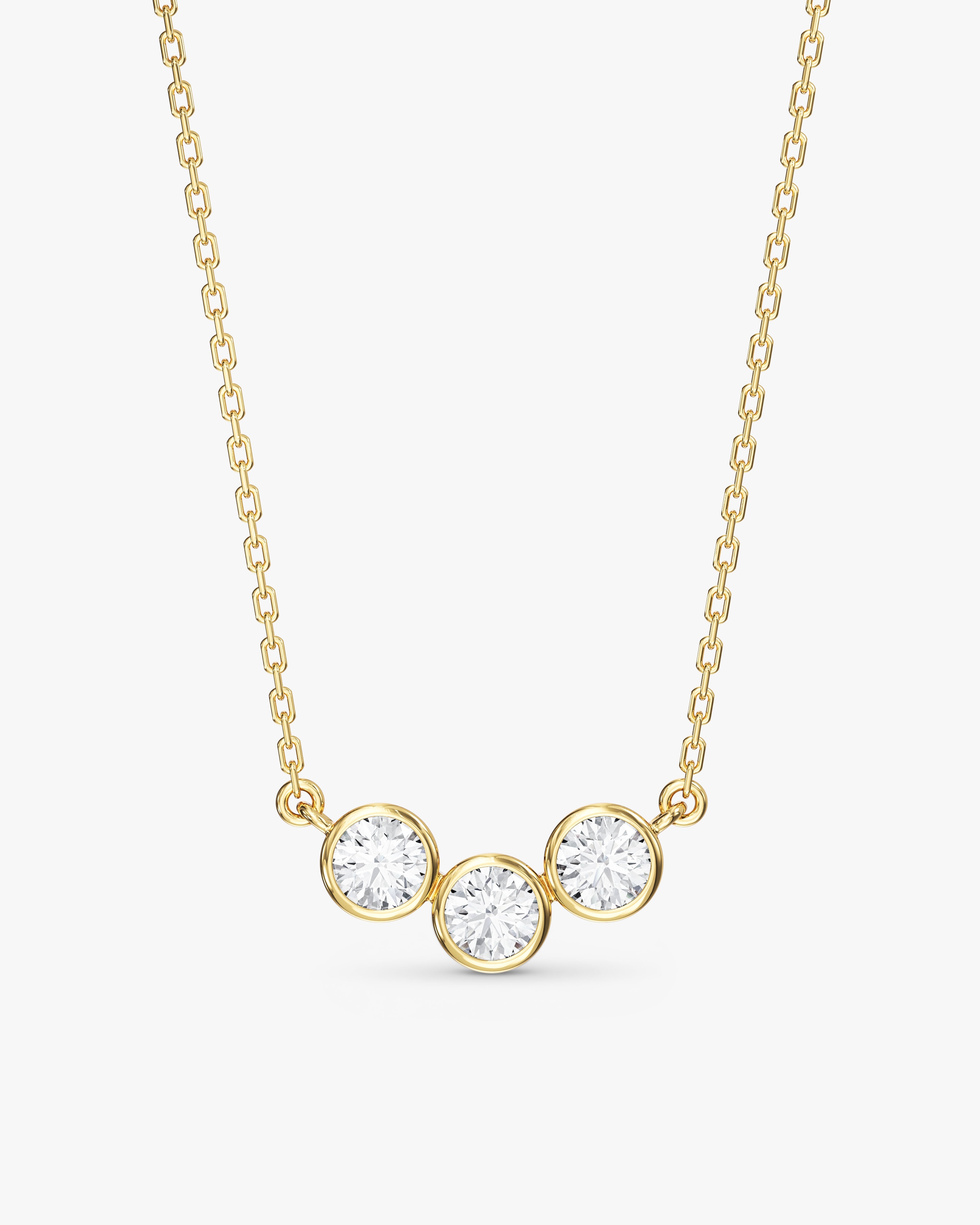 Trio Radiance Necklace (0.75 CT)