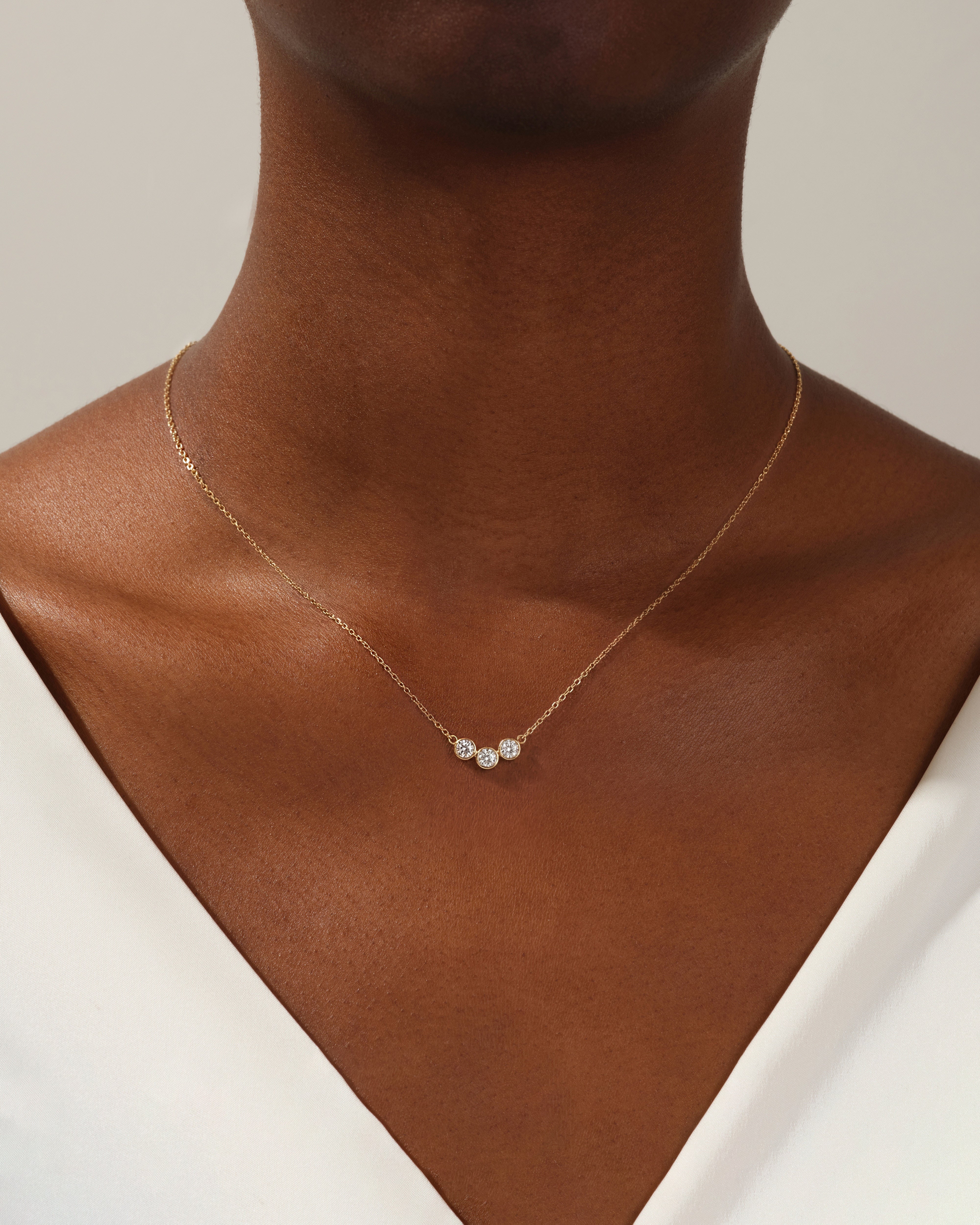 Trio Radiance Necklace (0.75 CT)