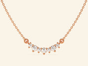Curved Cluster Necklace
