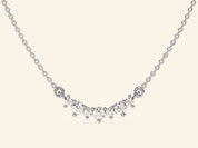 Curved Cluster Necklace