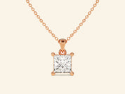 Princess Cut Necklace (0.5 CT)