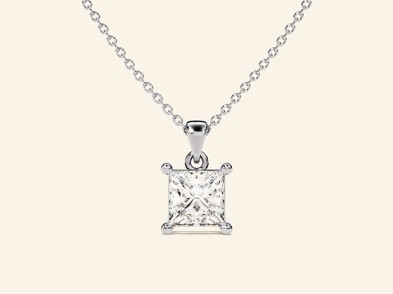 Princess Cut Necklace (0.5 CT)