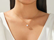 Princess Cut Necklace (1.5 CT)