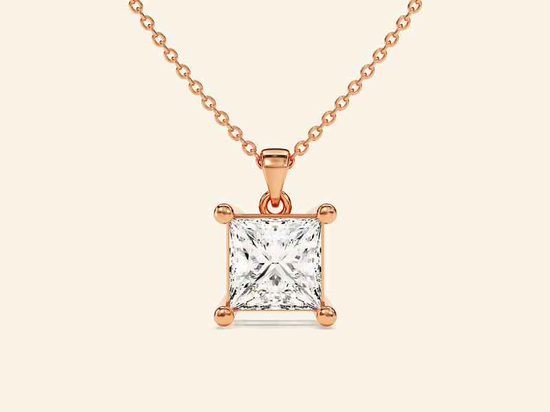 Princess Cut Necklace