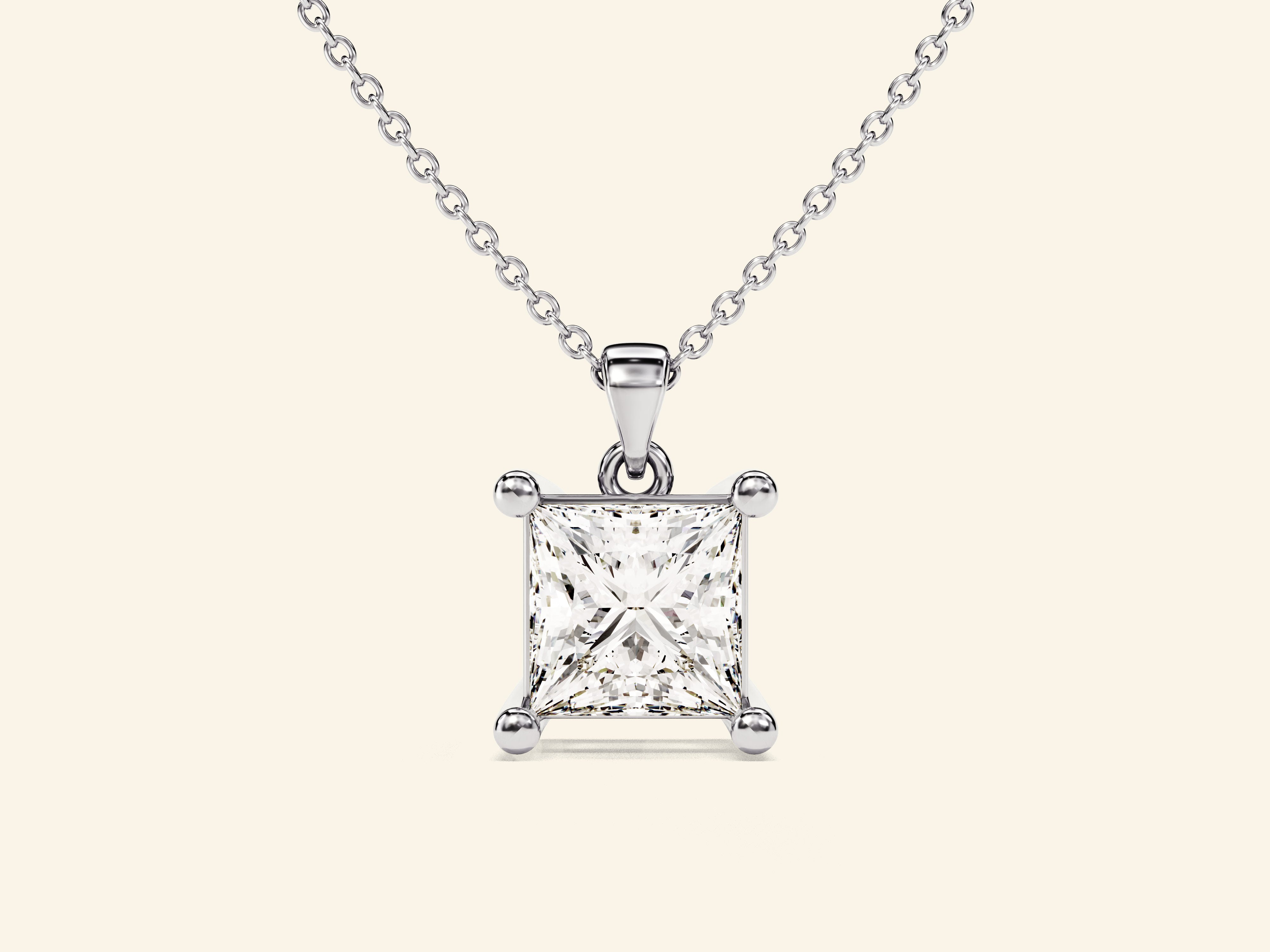 Princess Cut Necklace