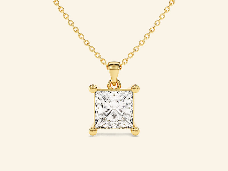 Princess Cut Necklace