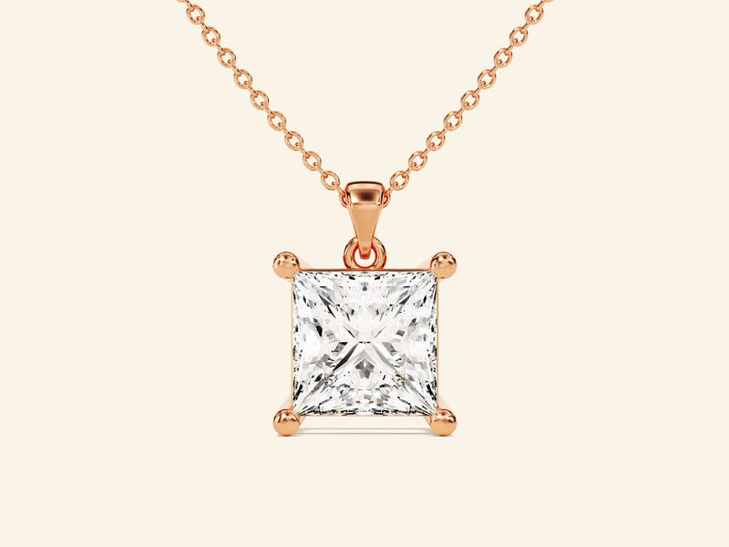 Princess Cut Necklace (1.5 CT)