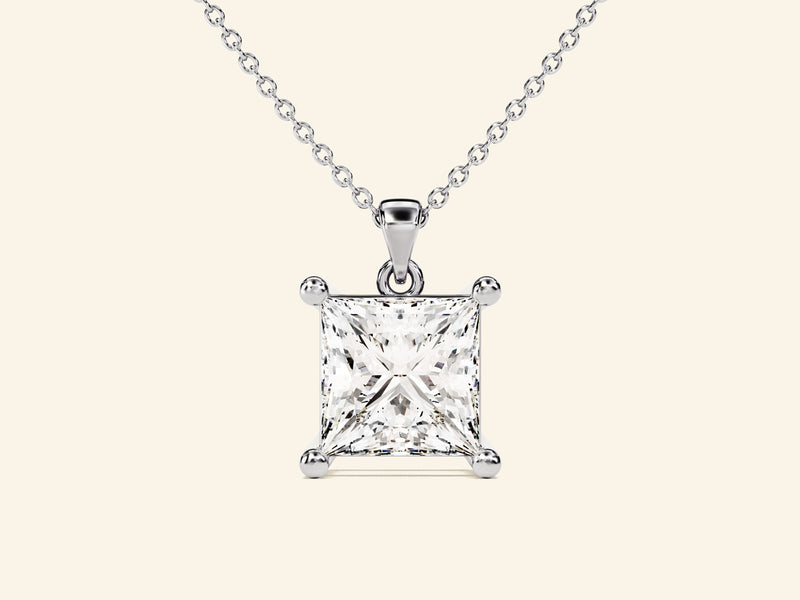 Princess Cut Necklace (1.5 CT)