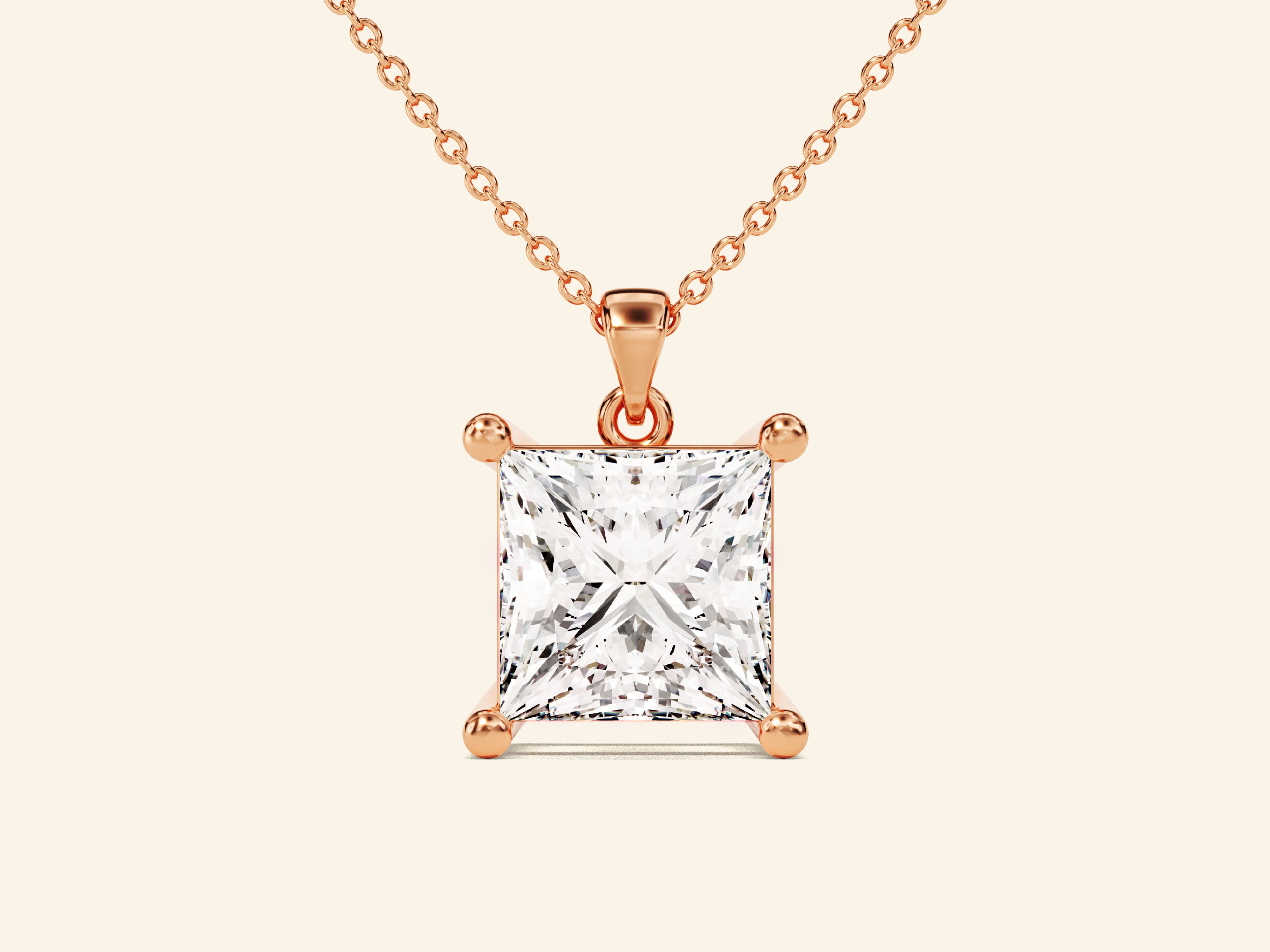 Princess Cut Necklace