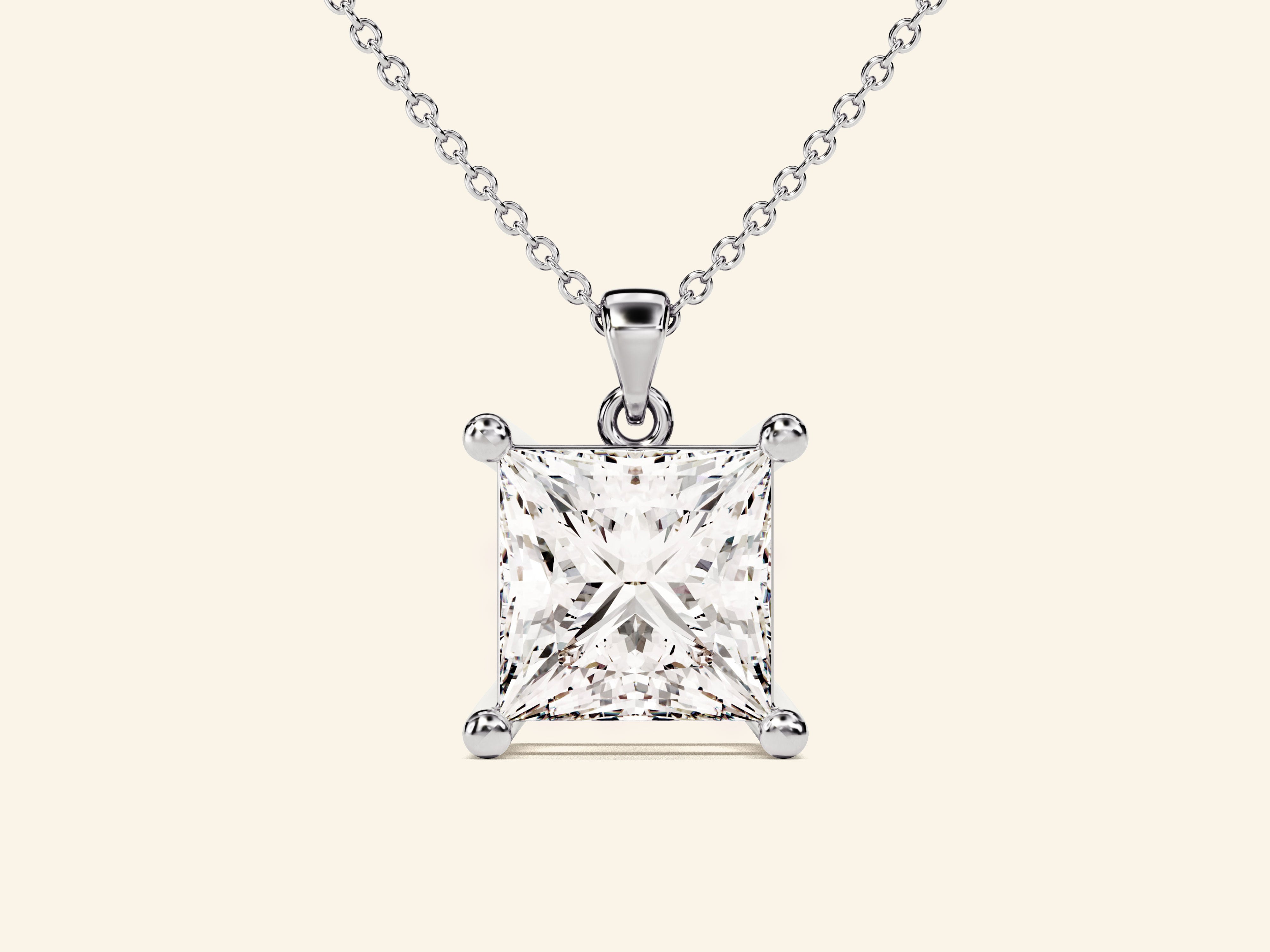 Princess Cut Necklace