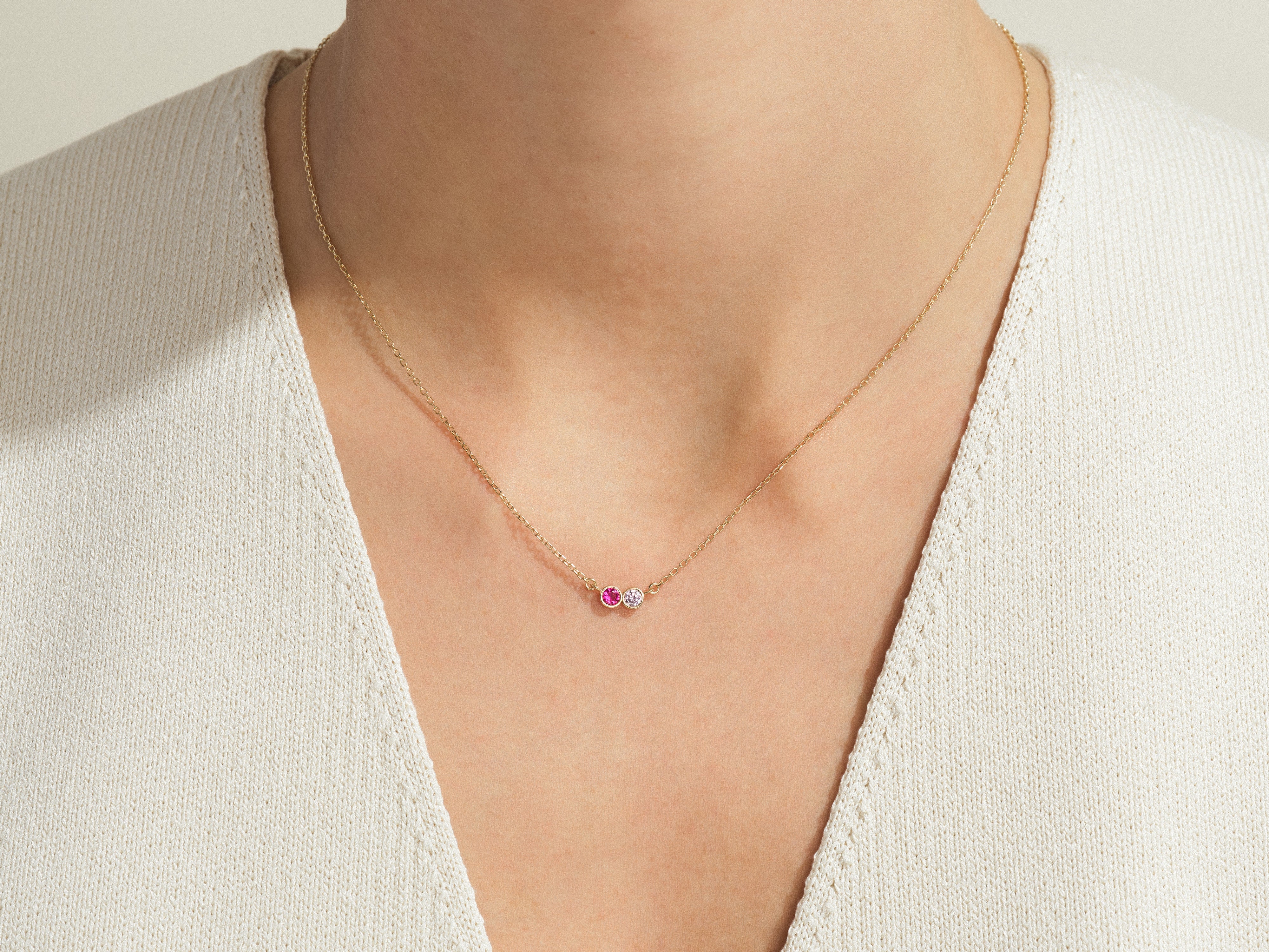 Celestial Birthstone Necklace