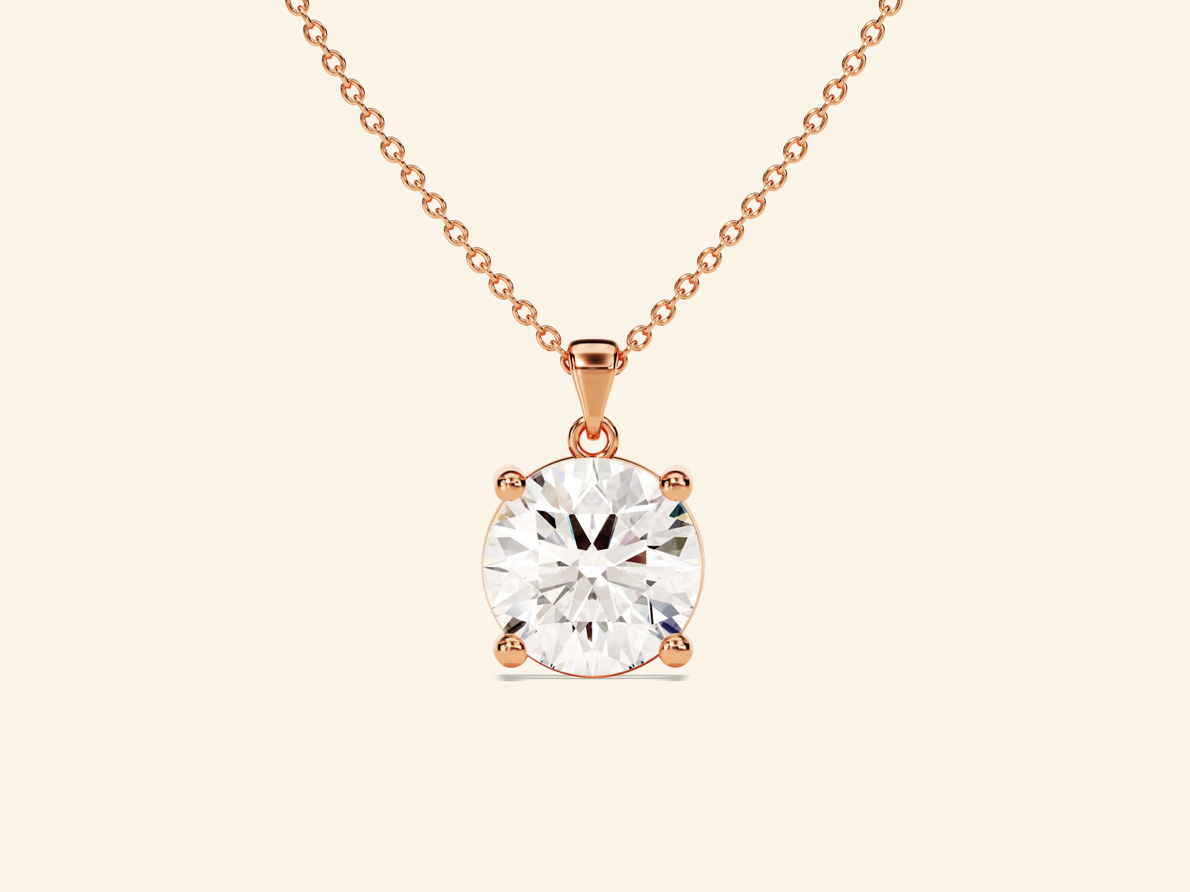 Round Cut Necklace (1.5 CT)