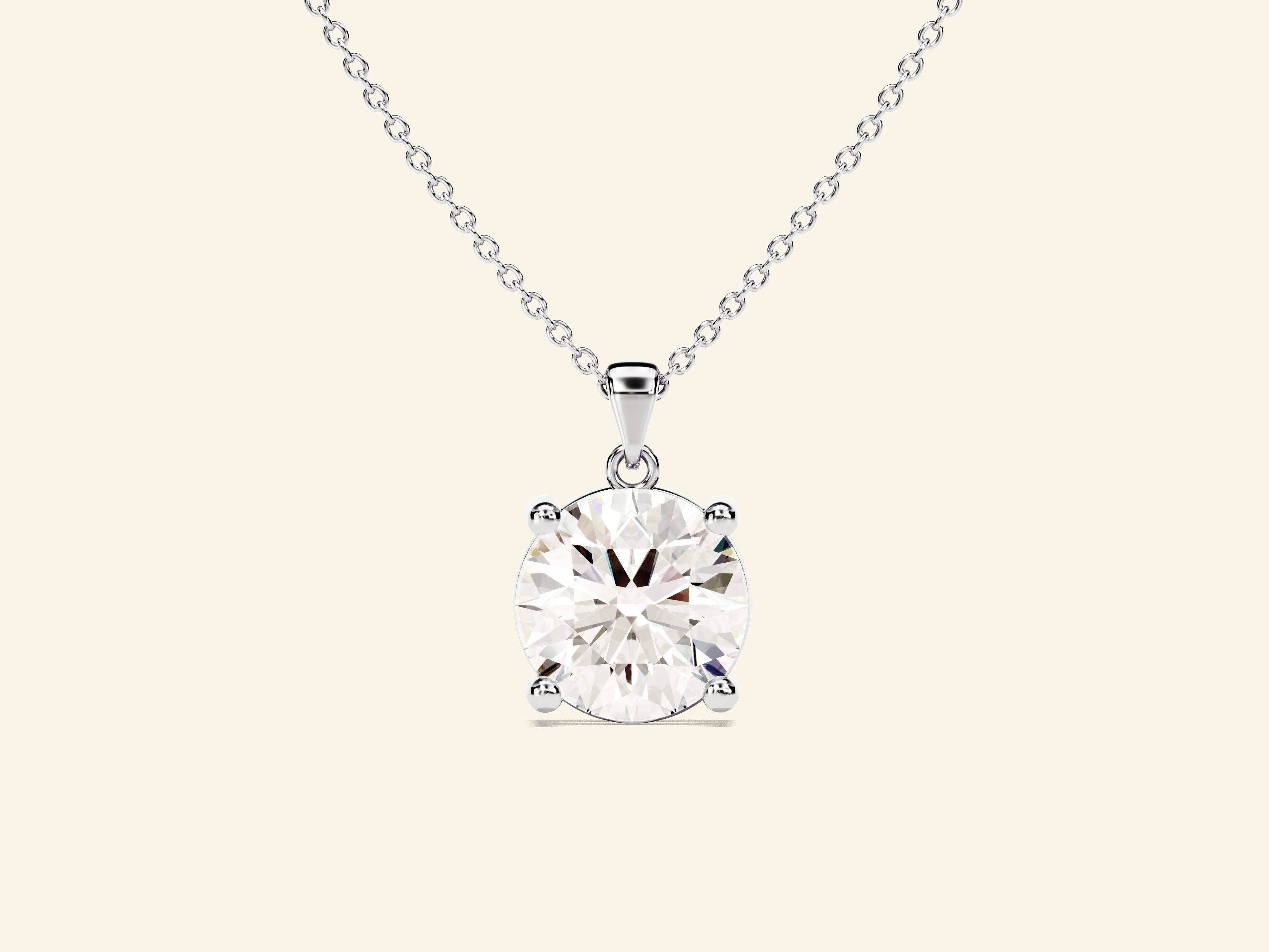 Round Cut Necklace (1.5 CT)