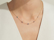 Celestial Station Birthstone Necklace