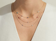 Celestial Station Birthstone Necklace