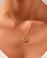 Serpent Coin Necklace