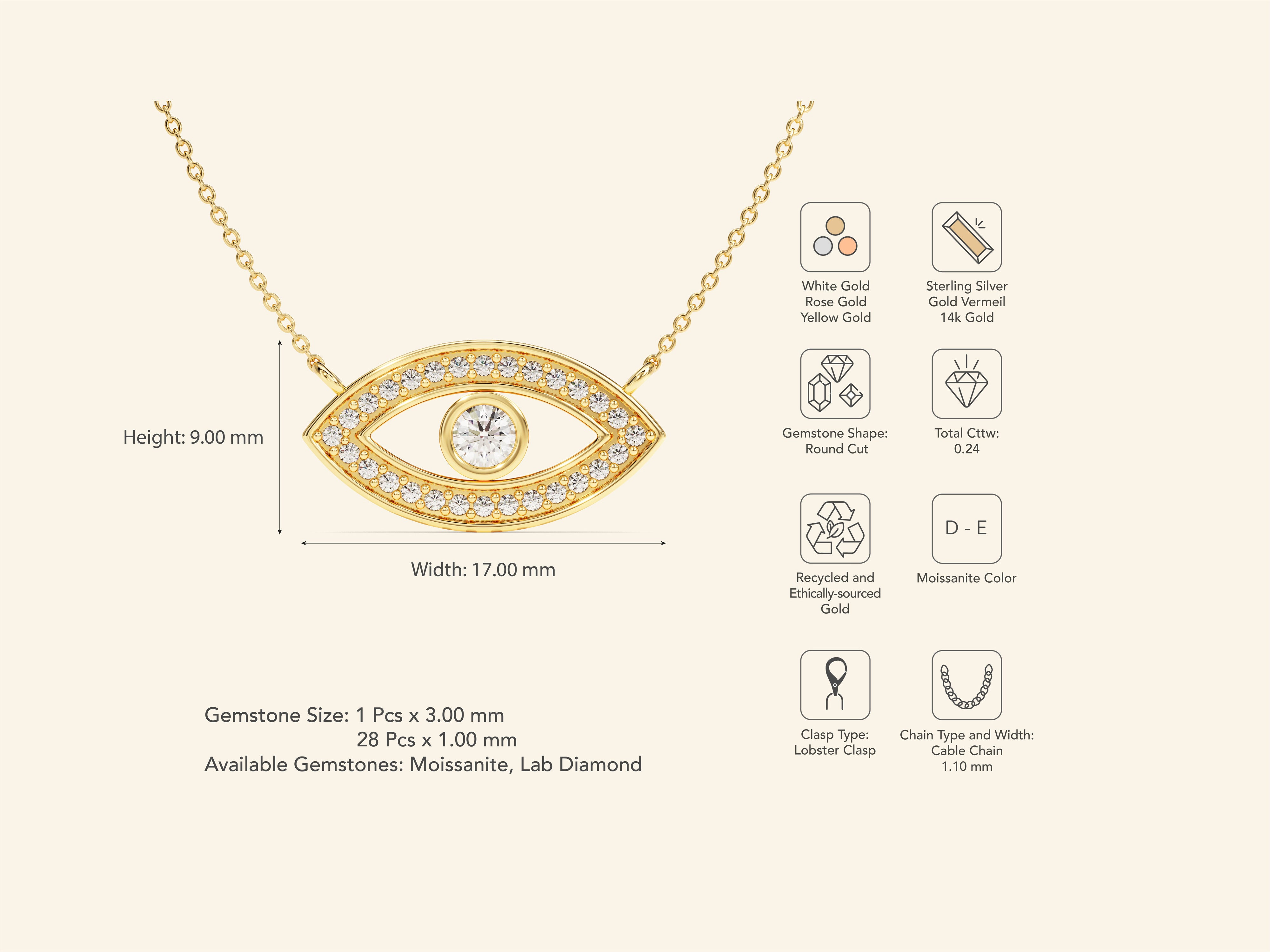 Guardian Evil Eye Necklace