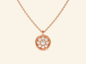 Disc Stone Necklace