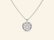 Disc Stone Necklace