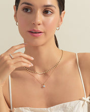 1.30 mm Bezel Moissanite Tennis Necklace