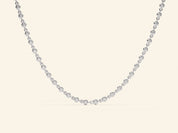 Bezel Tennis Necklace