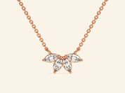 Marquise Flower Necklace