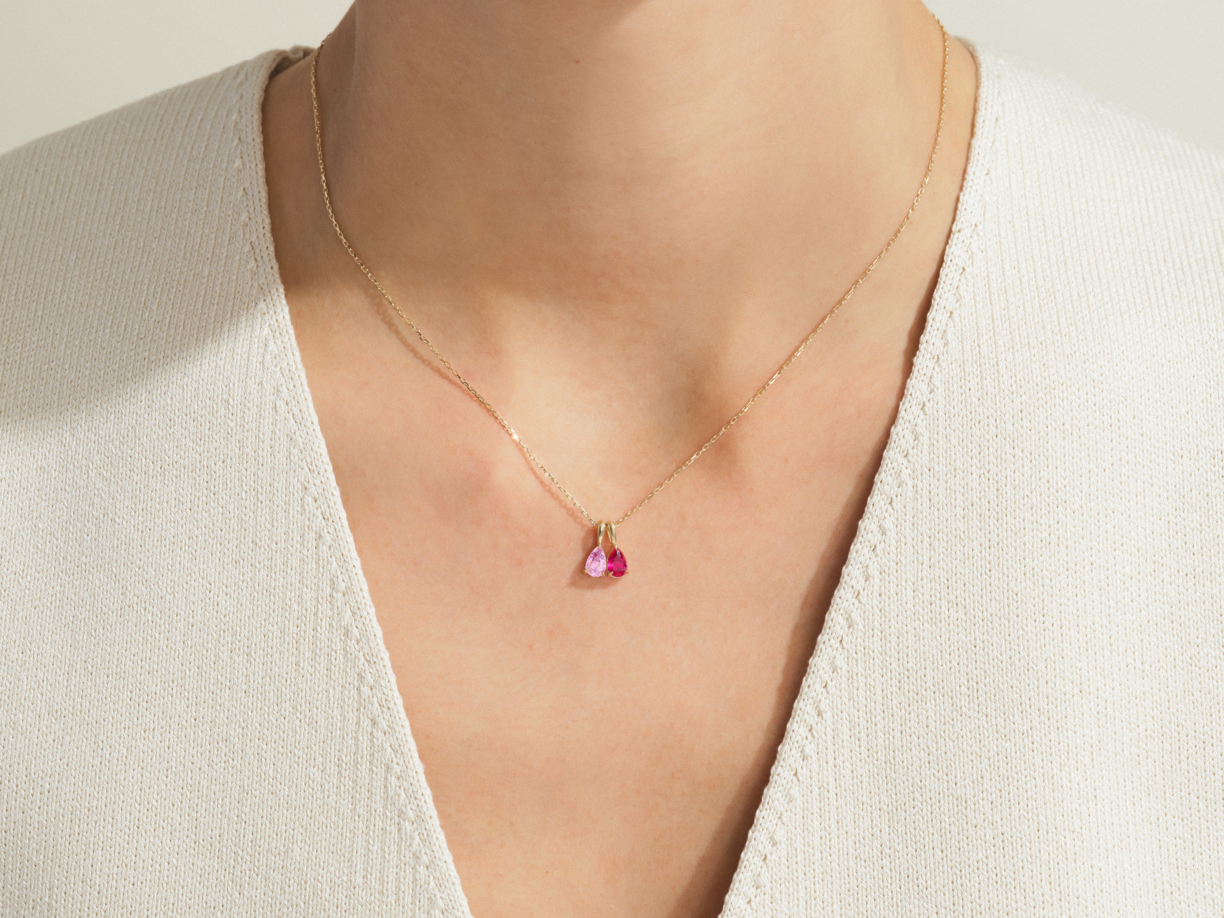 Laurel Birthstone Necklace