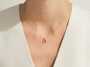 Laurel Birthstone Necklace