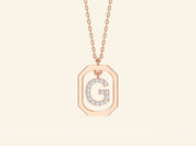 Letter Frame Necklace