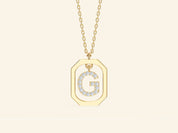 Letter Frame Necklace