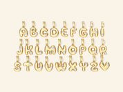 Bubble Initial Necklace