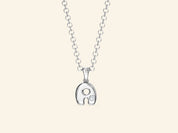 Bubble Initial Necklace