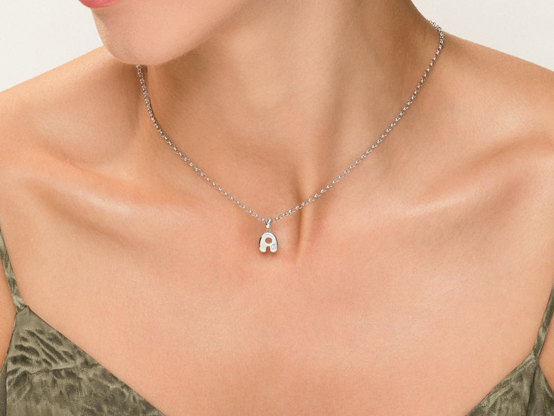 Bubble Initial Necklace