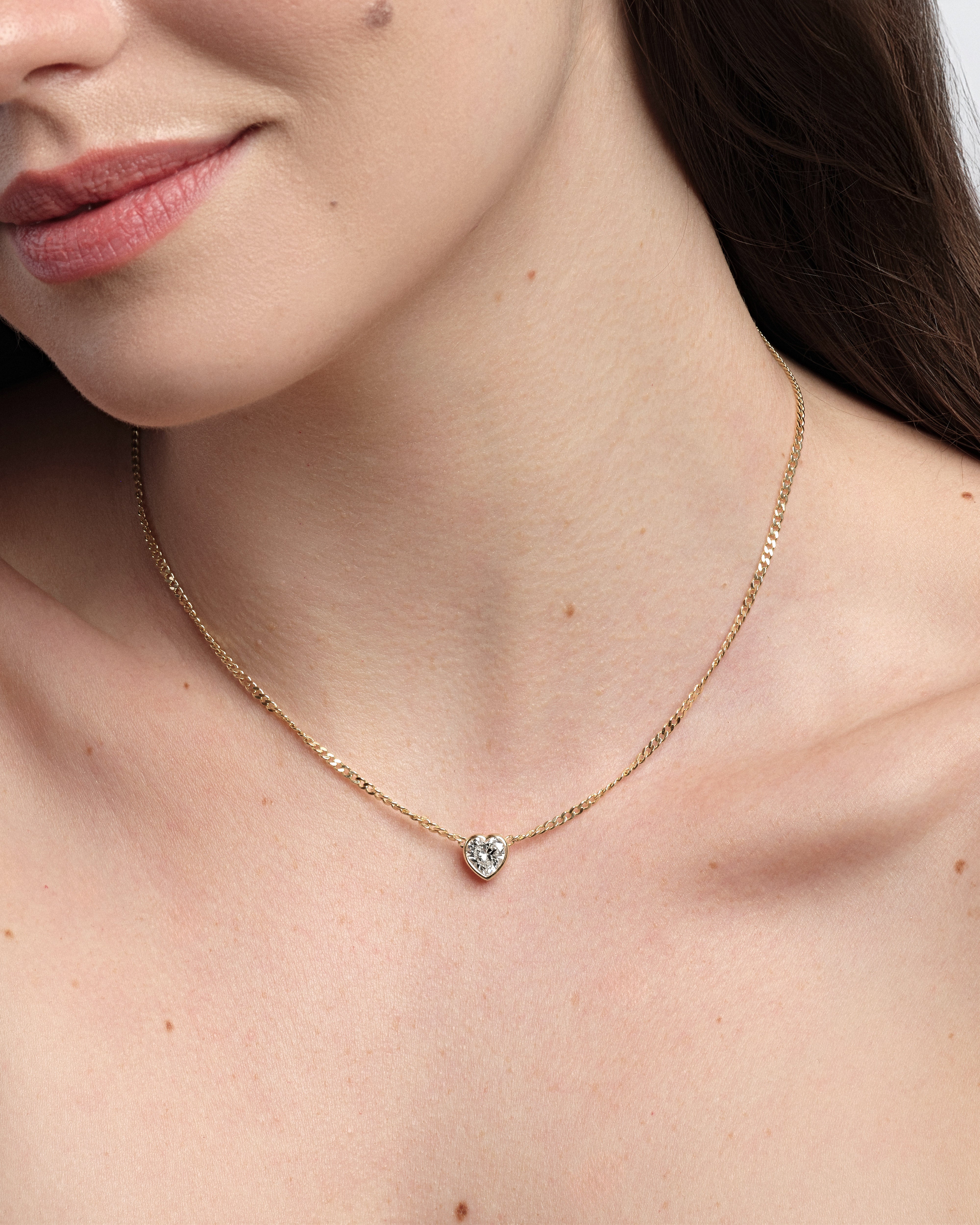 Heart Link Chain Necklace