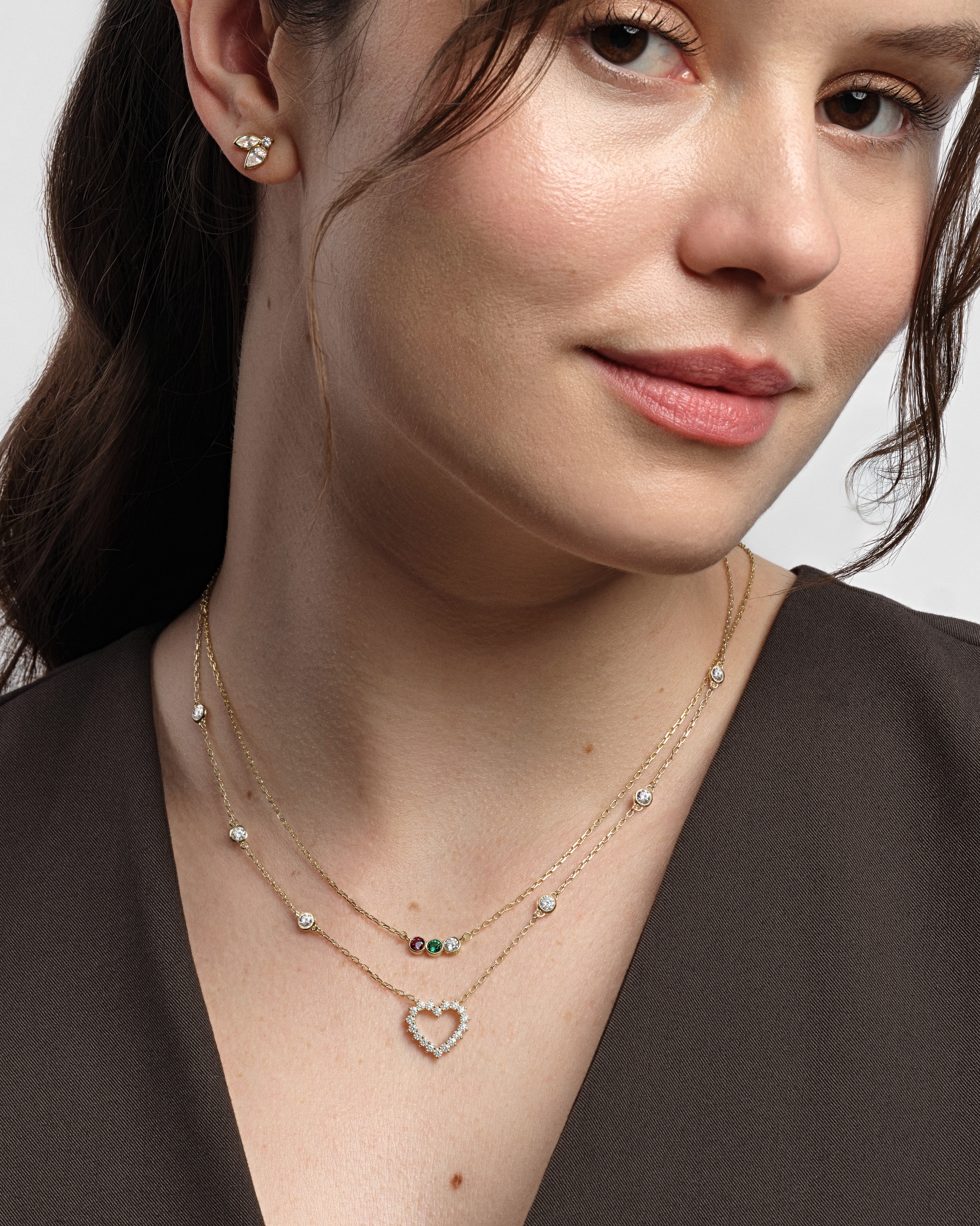 Heart Trail Necklace
