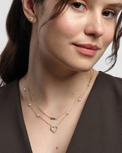 Heart Trail Necklace