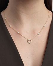 Heart Trail Necklace