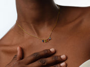 Marquise Birthstone Necklace