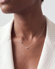 Double Teardrop Trail Necklace