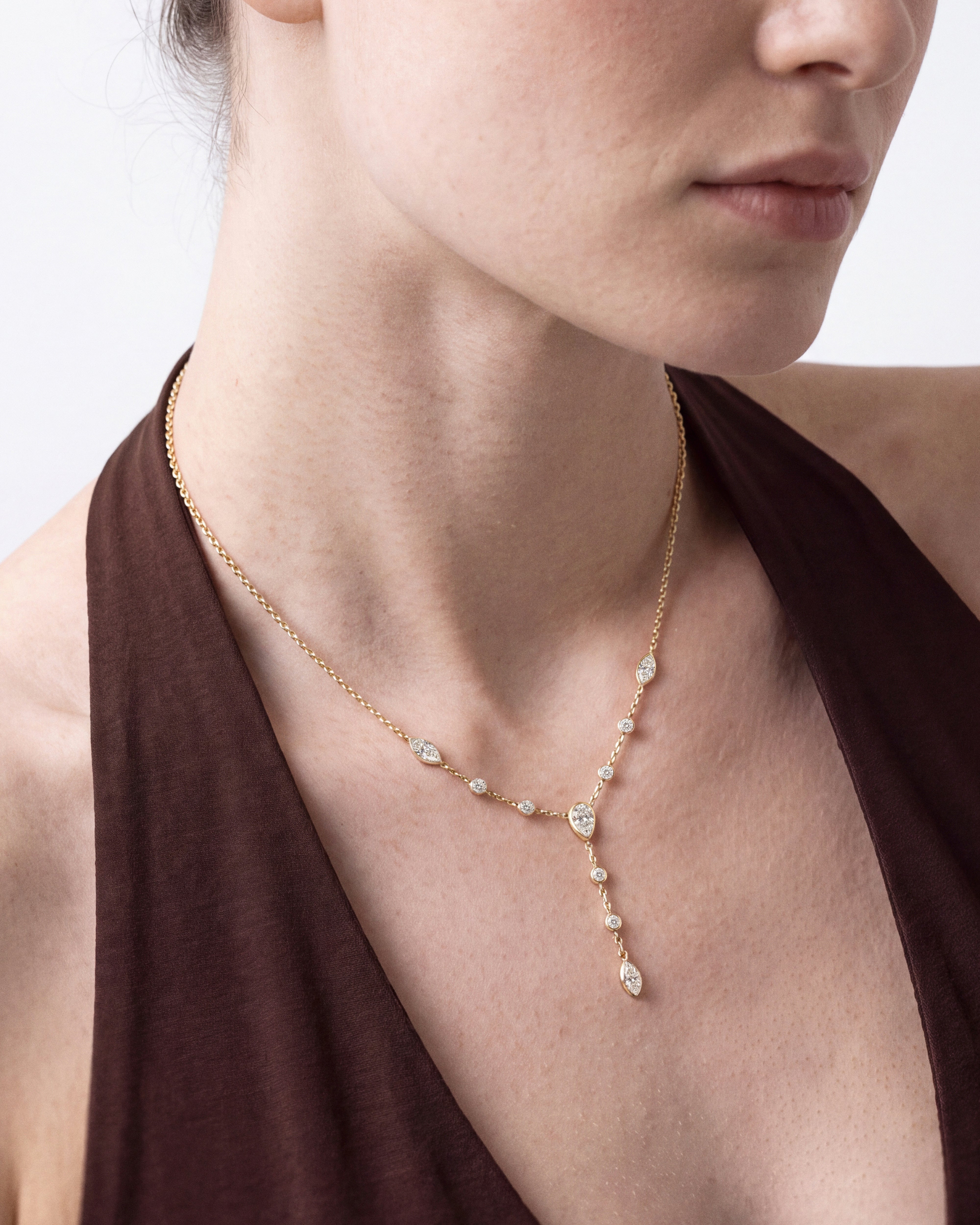 Sparkle Lariat Necklace